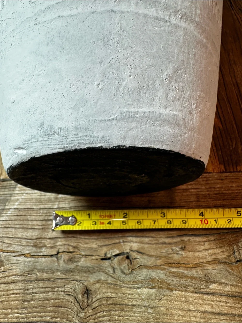 Neutral Textured Ceramic Vase - White